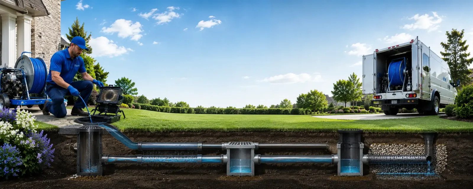 Outdoor drain cleaning information for Browning, IL